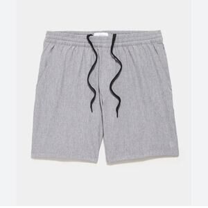 NEW Flint Park Advantage Tennis Shorts Mens MED 7" Inseam Lined Heather Gray